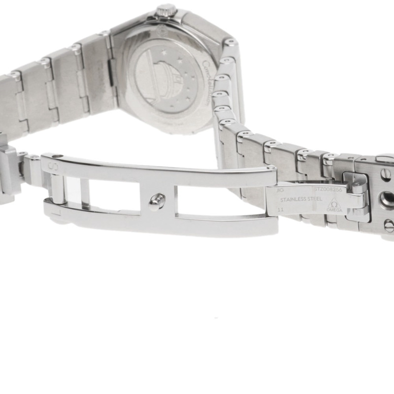 歐米茄星座系列腕錶,不鏽鋼材質,型號13110256002001,石英機芯,93397XXX,女士款,OMEGA-8