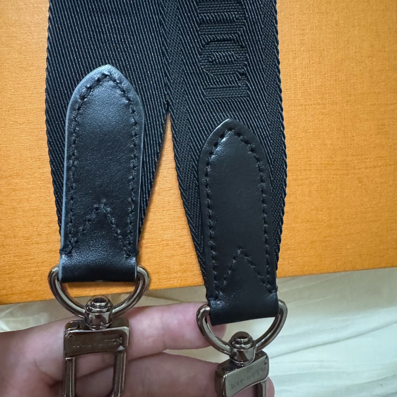 Louis Vuitton Keepall 25 黑灰老花帆布包-15