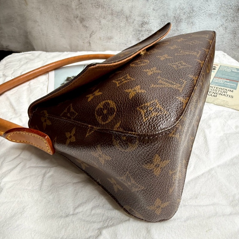 【中古美包】LV 路易威登 Looping 翻蓋手提/腋下包-2