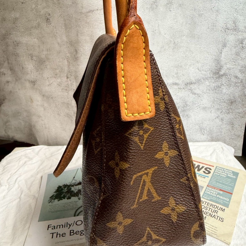 【中古美包】LV 路易威登 Looping 翻蓋手提/腋下包-3