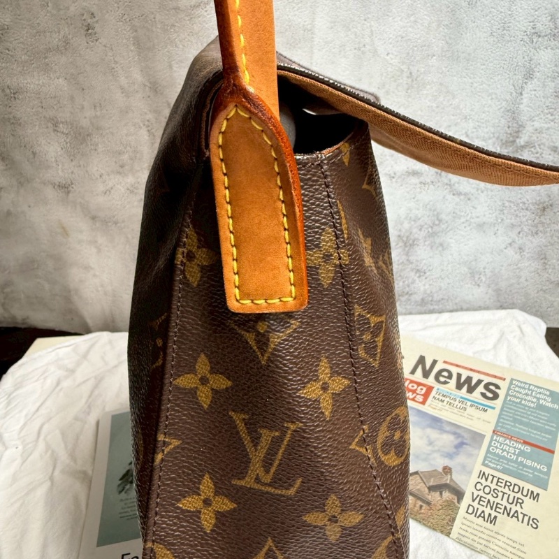 【中古美包】LV 路易威登 Looping 翻蓋手提/腋下包-4