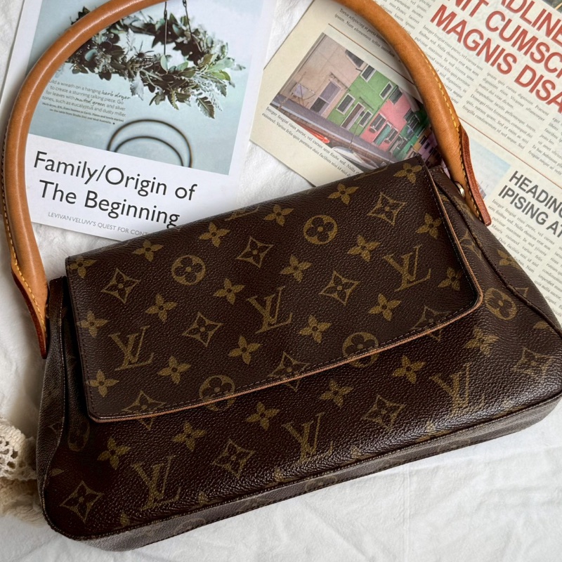 【中古美包】LV 路易威登 Looping 翻蓋手提/腋下包-7