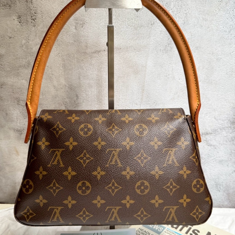 【中古美包】LV 路易威登 Looping 翻蓋手提/腋下包-11