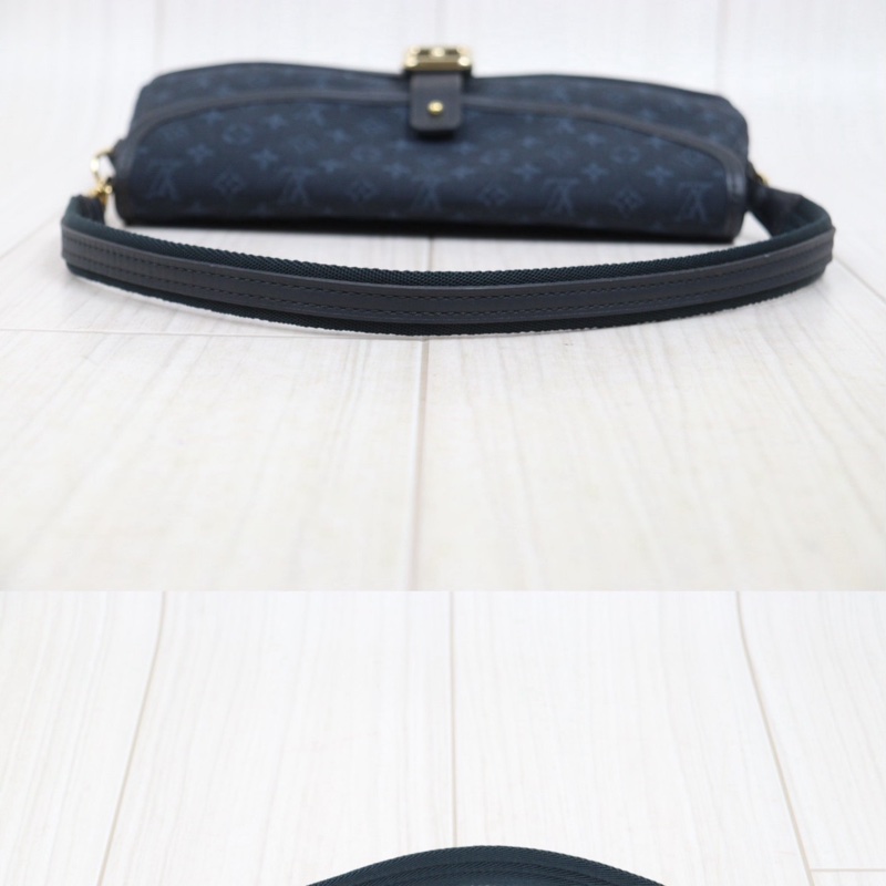 LV 單寧牛仔腋下包-7