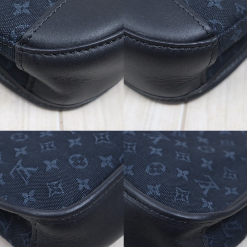 LV 單寧牛仔腋下包-8