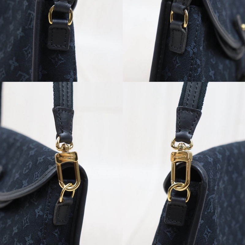 LV 單寧牛仔腋下包-10