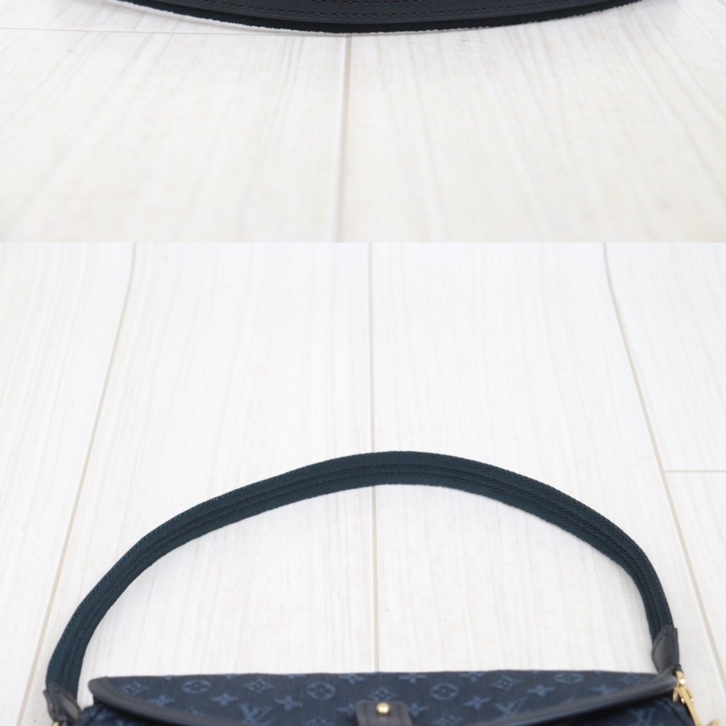 LV 單寧牛仔腋下包-11