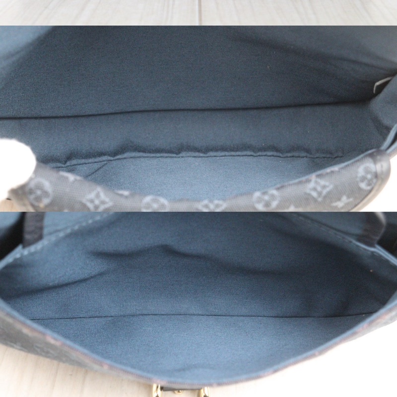 LV 單寧牛仔腋下包-15