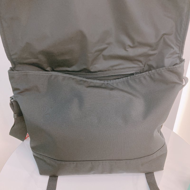 MS0627 Kenzo 凱卓 高田賢三 大號 郵差包 尼龍帆布 全黑 黑扣 48H Messenger Bag Large Nylon So Black x PHW-15