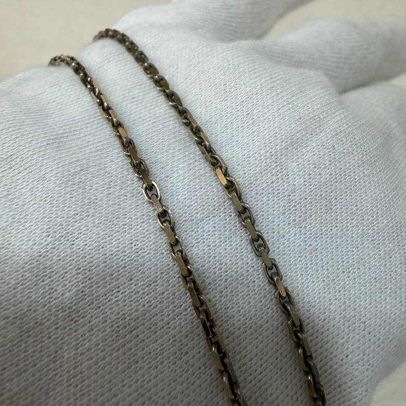 CHANEL AB8049 logo 金色金鍊水鑽字牌字母名字 項鍊 鎖骨鍊 頸鍊-7