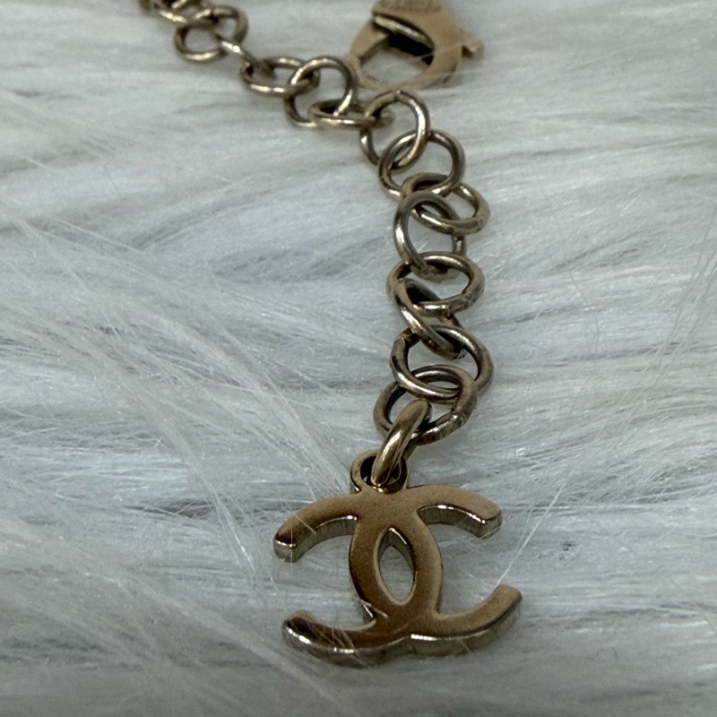 CHANEL AB8049 logo 金色金鍊水鑽字牌字母名字 項鍊 鎖骨鍊 頸鍊-22