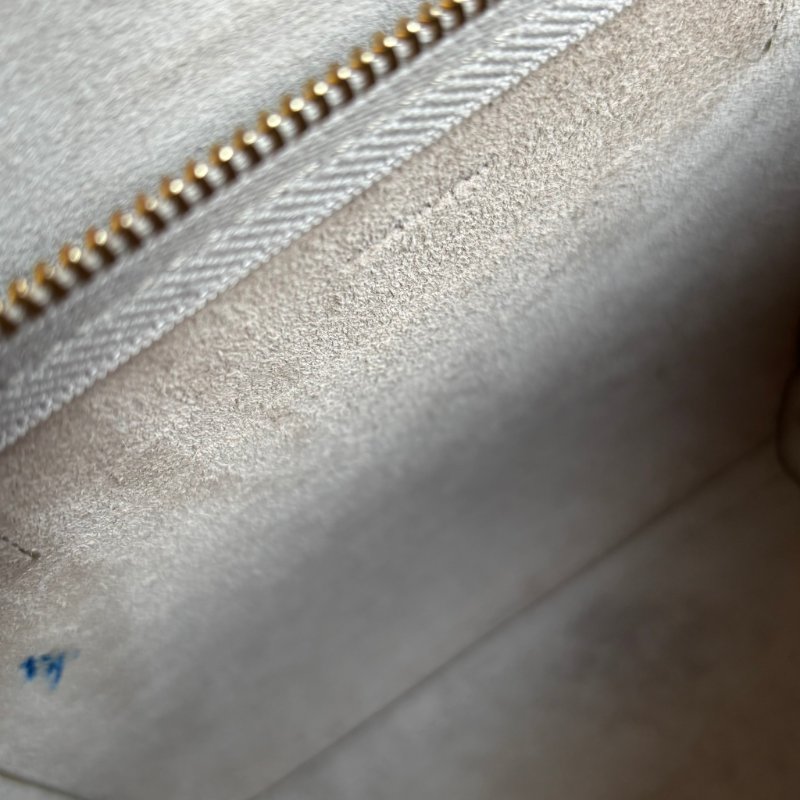 停產絕版::CELINE:: Nano Belt Bag 兩用手提斜背鯰魚包(淺灰褐色)-27