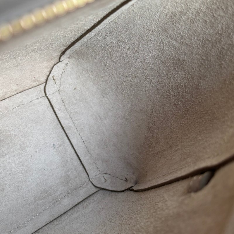 停產絕版::CELINE:: Nano Belt Bag 兩用手提斜背鯰魚包(淺灰褐色)-29