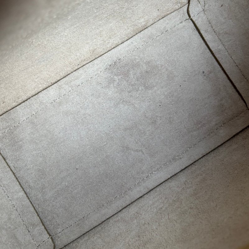 停產絕版::CELINE:: Nano Belt Bag 兩用手提斜背鯰魚包(淺灰褐色)-30