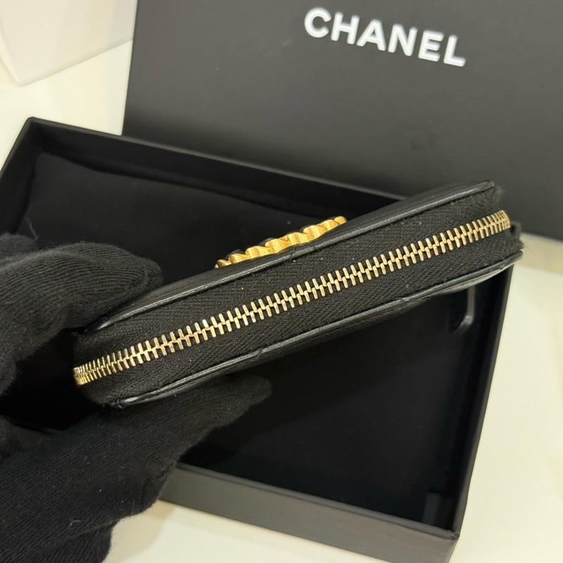 Chanel 19零錢包 黑色 ✨最新晶片款-3