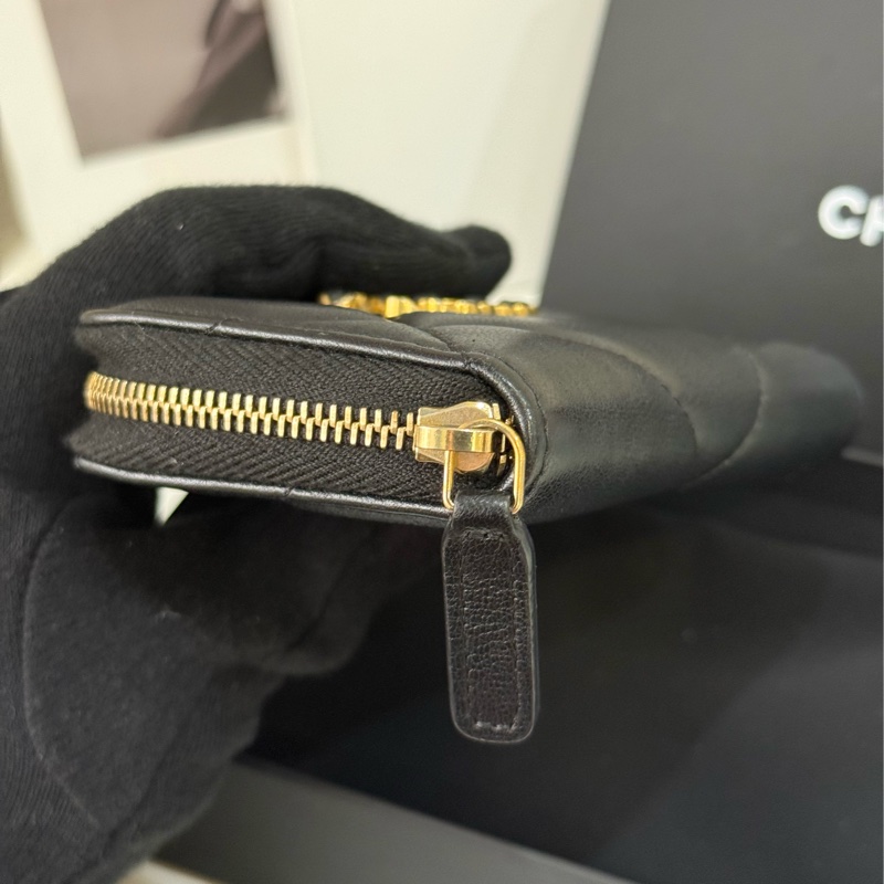 Chanel 19零錢包 黑色 ✨最新晶片款-6