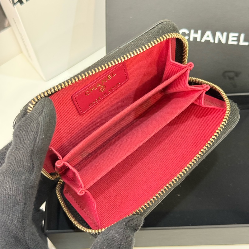 Chanel 19零錢包 黑色 ✨最新晶片款-7