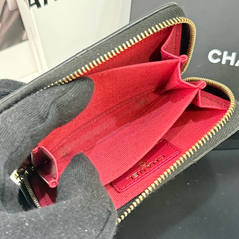 Chanel 19零錢包 黑色 ✨最新晶片款-9