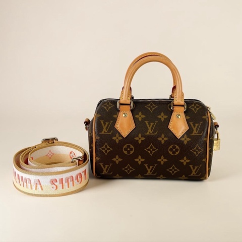 莉亞精品♡ LV M46594 Speedy20 粉背袋 #二手