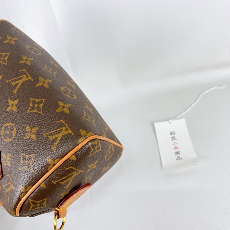 莉亞精品♡ LV M46594 Speedy20 粉背袋 #二手-8