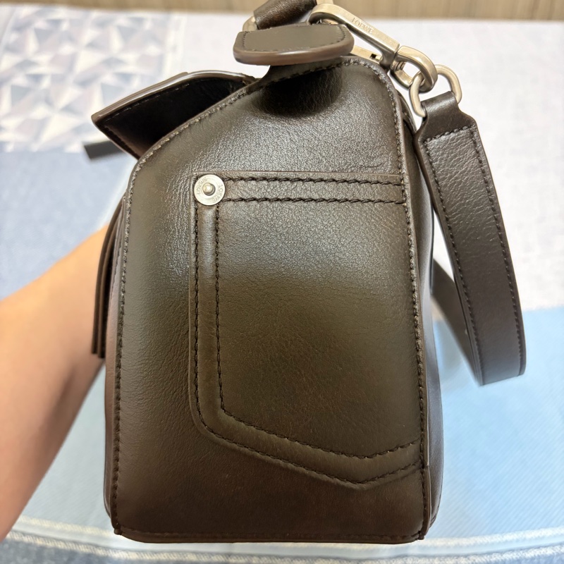 Loewe panta puzzle 小號 （復古刷舊棕）2025新款-2