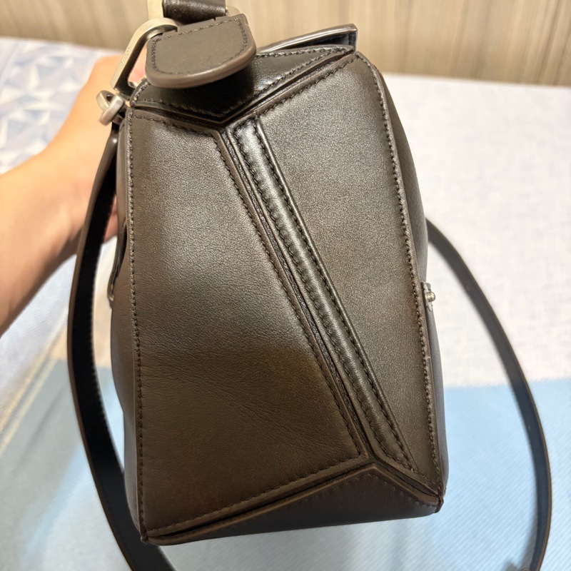 Loewe panta puzzle 小號 （復古刷舊棕）2025新款-3