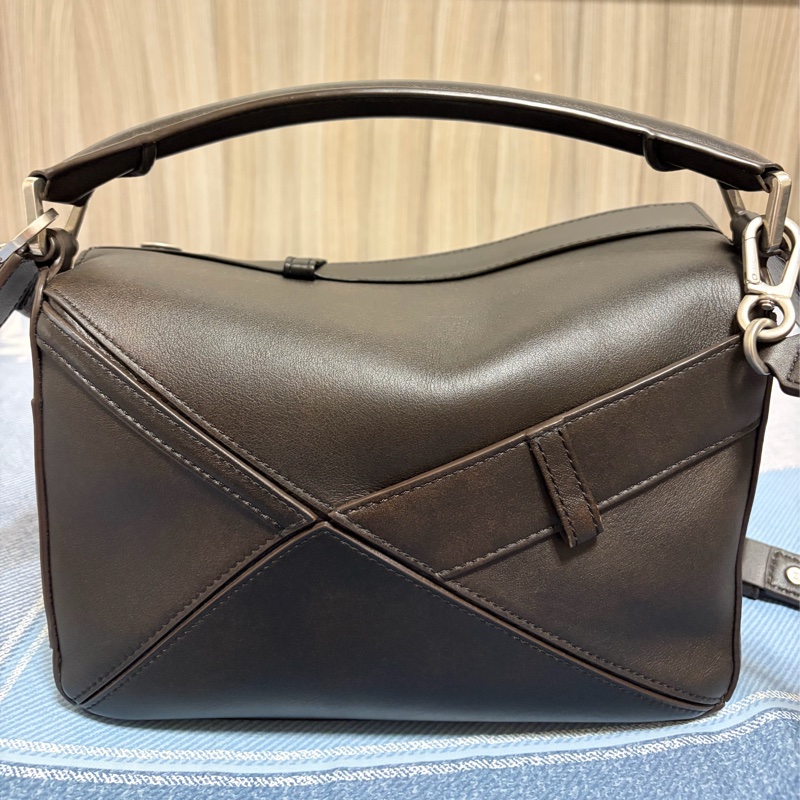 Loewe panta puzzle 小號 （復古刷舊棕）2025新款-6
