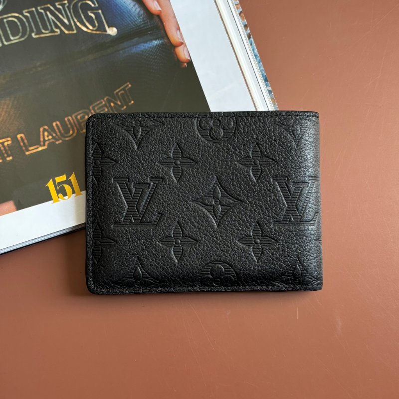 ::Louis Vuitton:: LV M62901 Multiple 壓紋對開短夾 男用 錢包-1
