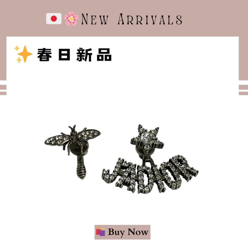 🛍️🎁 26 🔥 4月新品【預訂】💖 🔥💖 ✨Christian Dior CD J'ADIOR 閃鑽耳環 Dior Earring-0