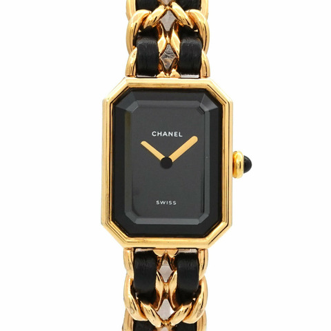 香奈兒 Premiere 大號 H0001 女士腕錶 黑色金石英錶