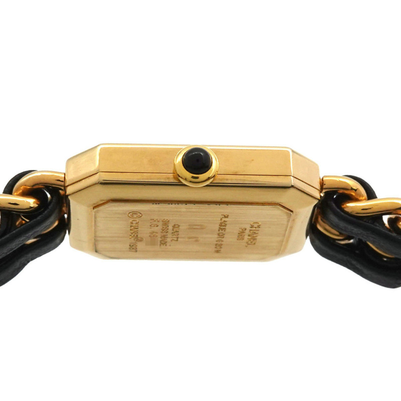 香奈兒 Premiere 大號 H0001 女士腕錶 黑色金石英錶-4