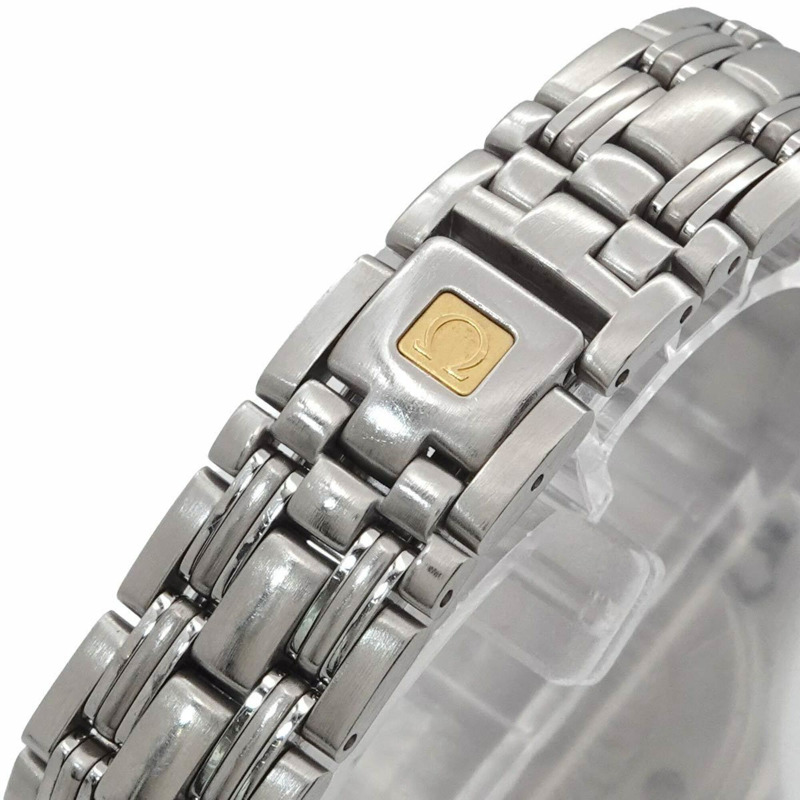 歐米茄海馬系列120 2571 31女錶，日期顯示，銀色，石英錶-5