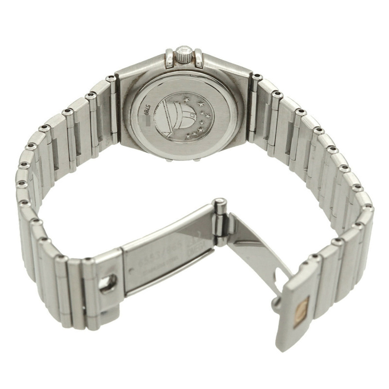 歐米茄星座系列迷你1562 30女錶,銀色,石英錶-3