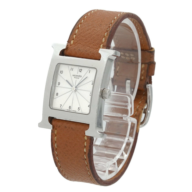 愛馬仕 H-Watch HH1 210 女士腕錶 銀色石英錶 H-2