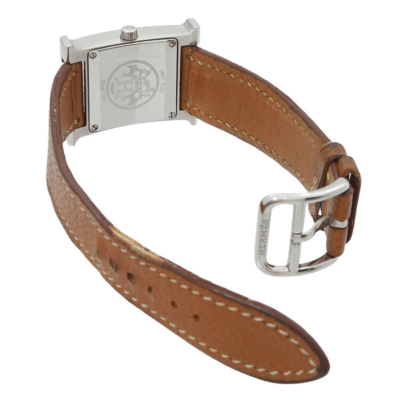 愛馬仕 H-Watch HH1 210 女士腕錶 銀色石英錶 H-4