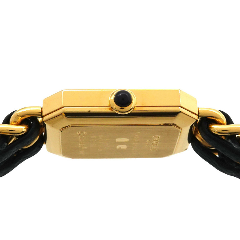 香奈兒 Premiere H0001 女士腕錶,M 碼,黑色和金色,石英機芯。-4