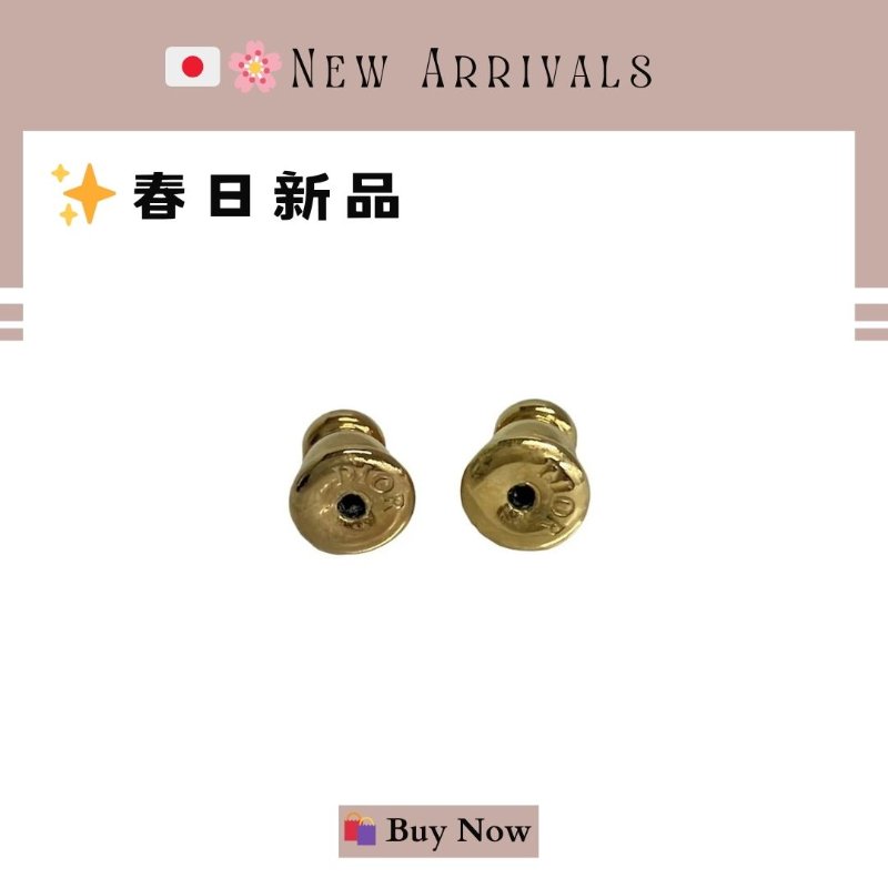 🛍️🎁 26 🔥 4月新品【預訂】💖 🔥💖 ✨Christian Dior CD 金色水鑽愛心耳環 DIOR EARRING-4