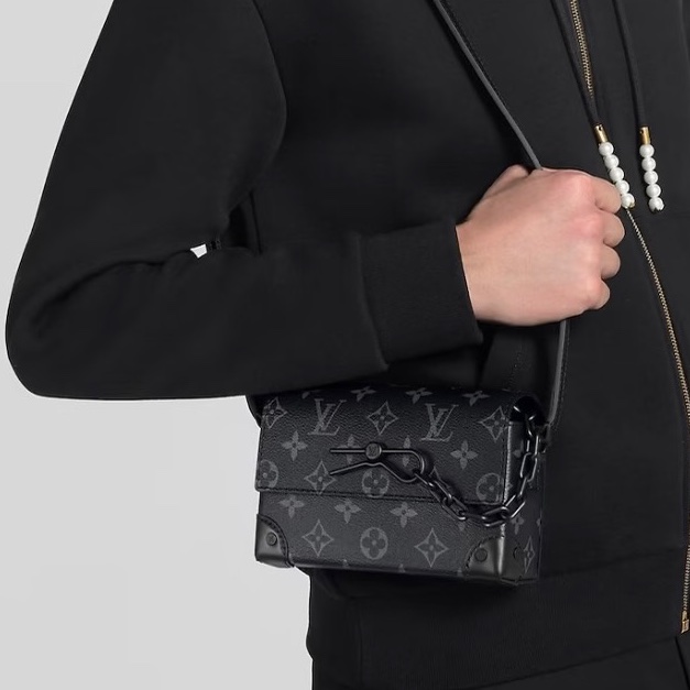 Louis Vuitton路易威登steamer插銷黑花盒子🎩芯片-0