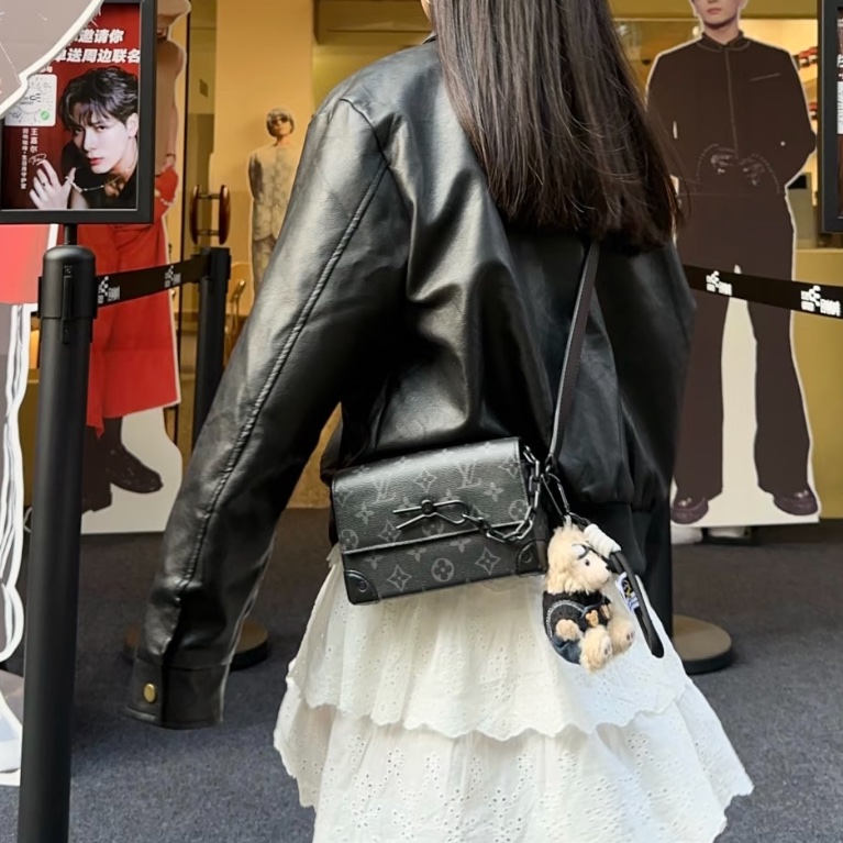 Louis Vuitton路易威登steamer插銷黑花盒子🎩芯片-16