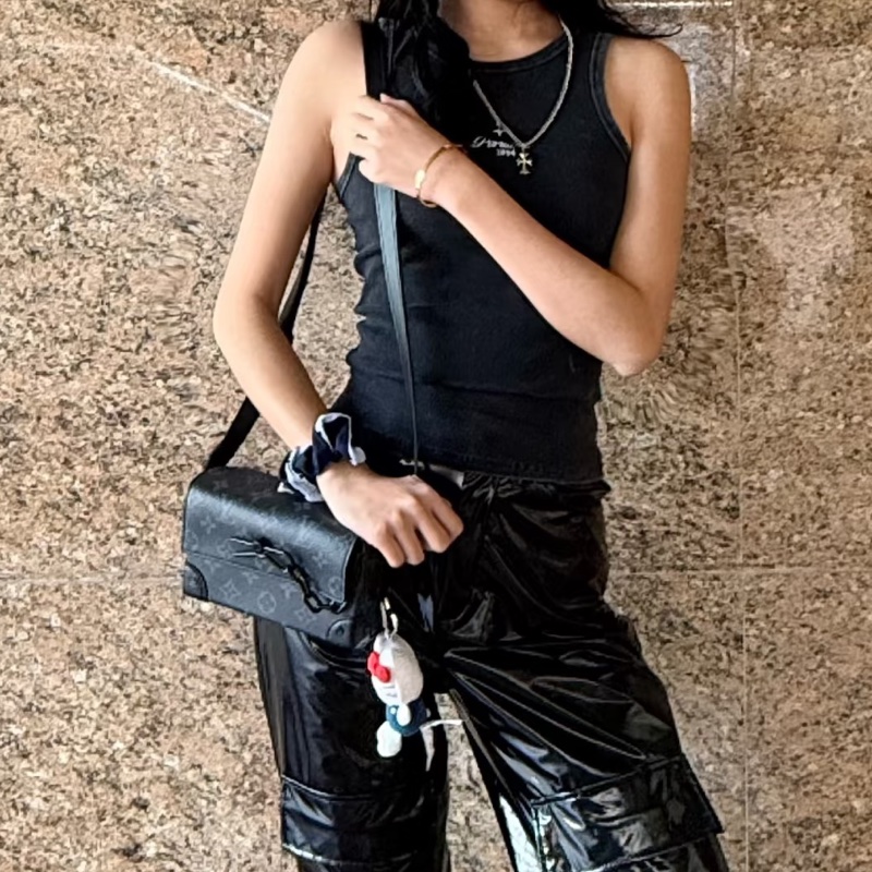 Louis Vuitton路易威登steamer插銷黑花盒子🎩芯片-18