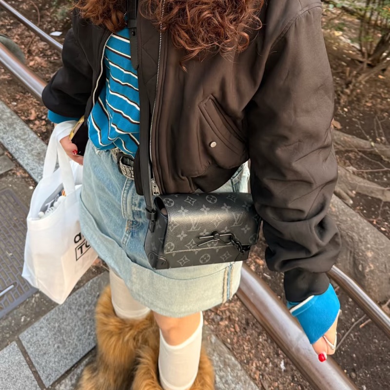 Louis Vuitton路易威登steamer插銷黑花盒子🎩芯片-21