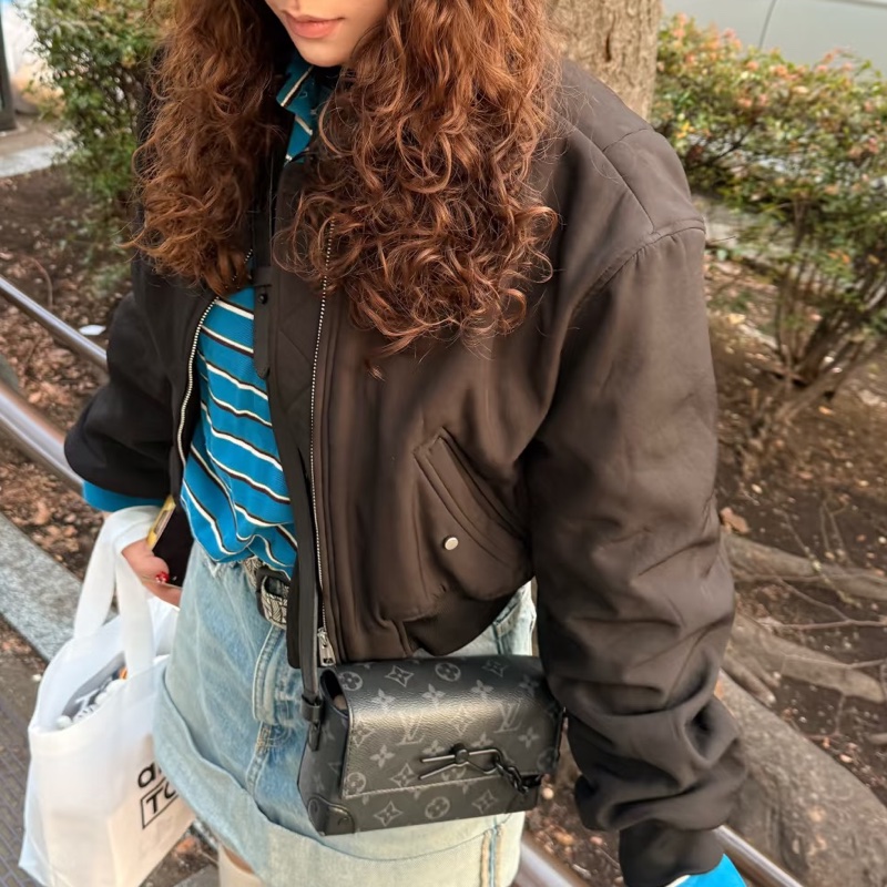 Louis Vuitton路易威登steamer插銷黑花盒子🎩芯片-31