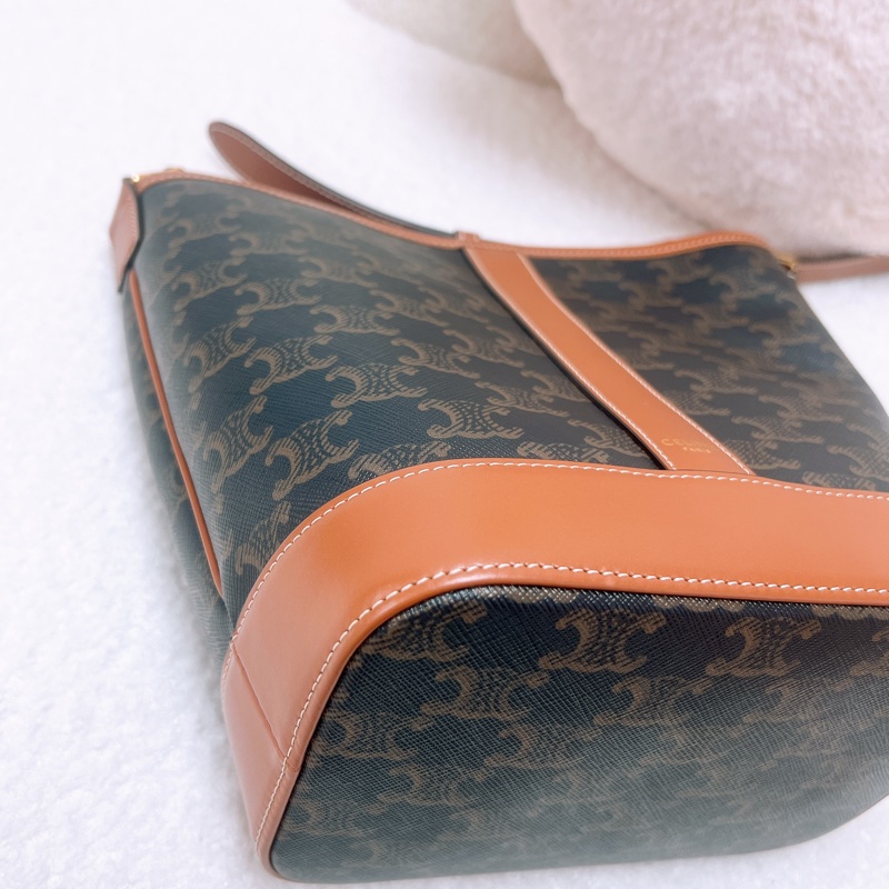 Celine 棕色老花水桶-2