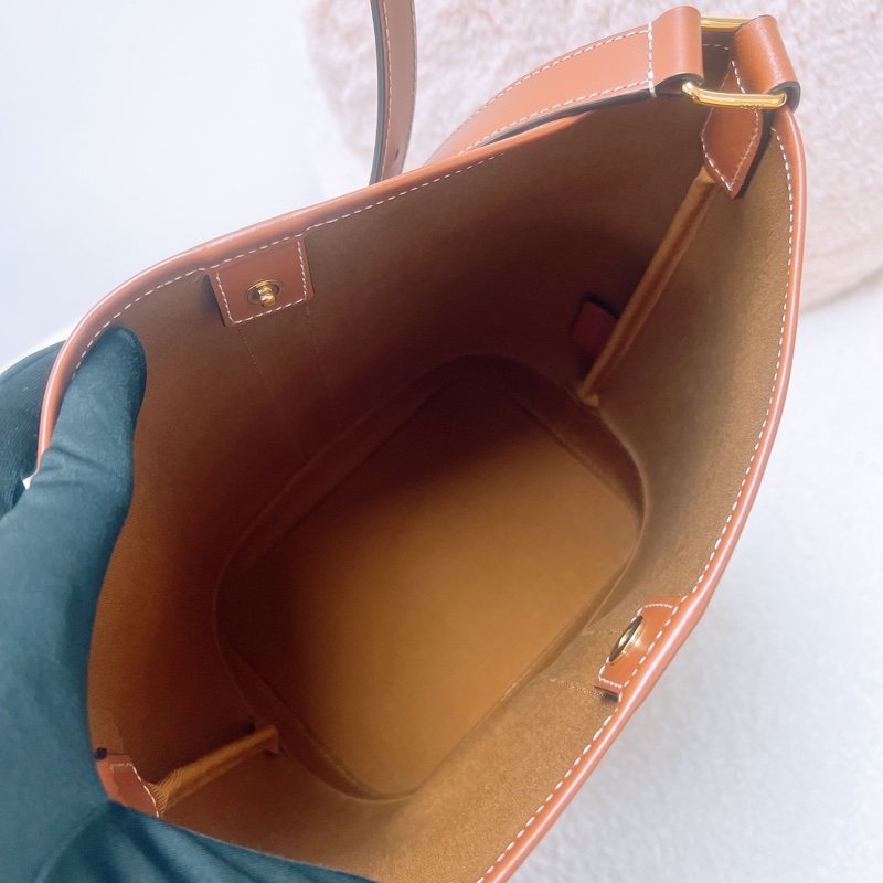 Celine 棕色老花水桶-8