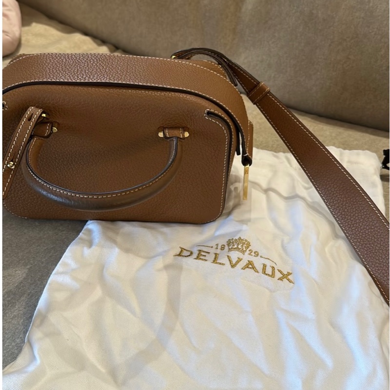 Delvaux Coolbox mini 棕/焦糖色 二手-0