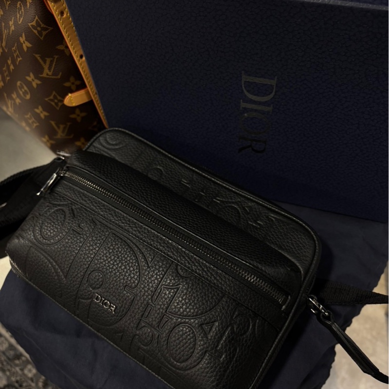 全新閒置🌟Dior Rider 2.0 老花壓紋郵差包 ｜Classic Trend CT精品｜台北東區實體-0