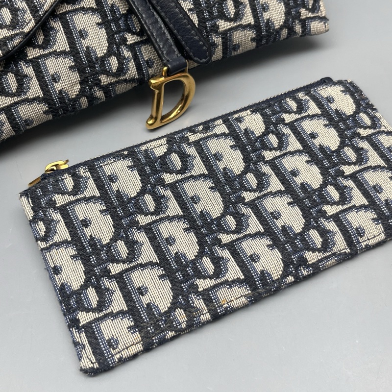 Dior 97新 老花刺繡二合一woc鏈條包 尺寸18*11-6