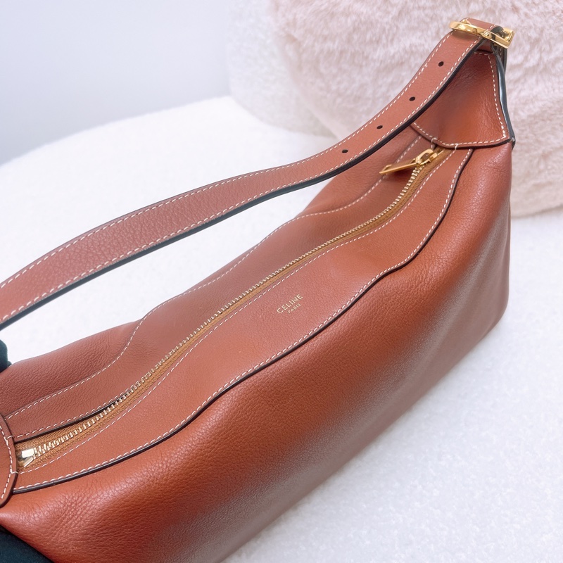 Celine romy 棕色中號肩背包-1