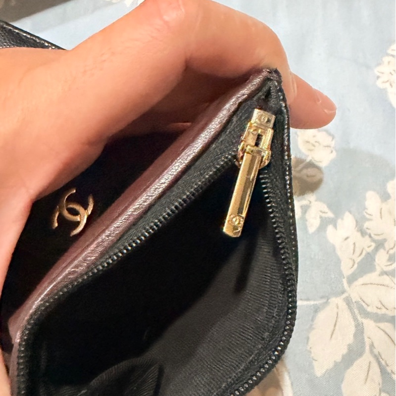 CHANEL錢包 拉鏈款 31開 荔枝牛皮-10