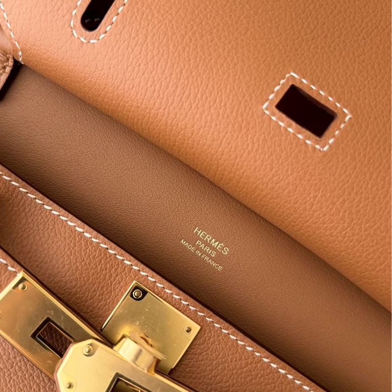 Hermes mini吉普賽金棕金 全新閒置配件齊全帶購證-4